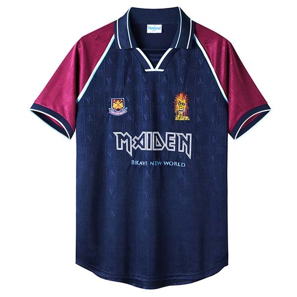 Camiseta Iron Maiden x West Ham Retro Primera Equipo 1999/2001